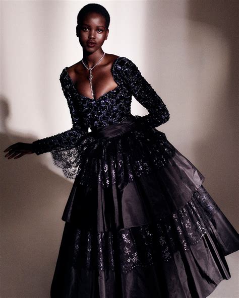 chanel haute couture navy dress|Chanel haute couture uk.